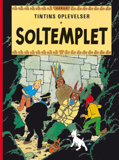 Tintin: Soltemplet - softcover forside